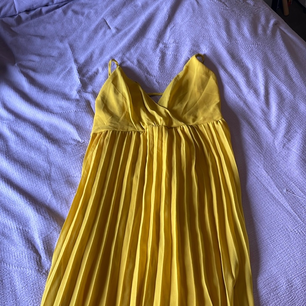 Yellow sun dress